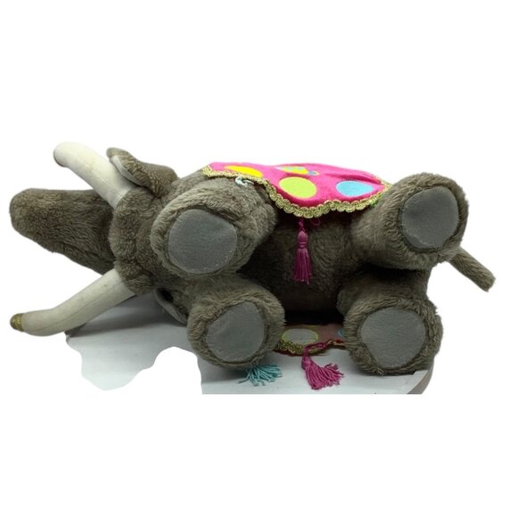 Vtg Ringling Bros. & Barnum & Bailey Circus Plush Elephant Stuffed Toy 19" Long - Picture 7 of 7